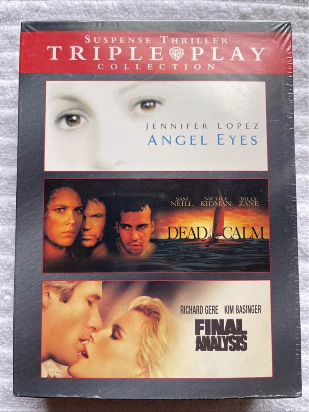 Triple Play:  Thriller - 3 DVD SET- ANGEL EYES - DEAD CALM - FINAL ANALYSIS